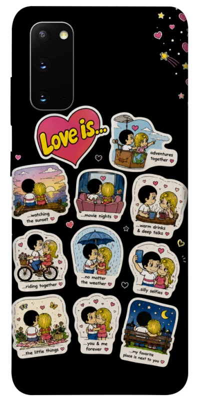 Чехол на Samsung Galaxy S20 Love is ver.4 фото 1 из 1