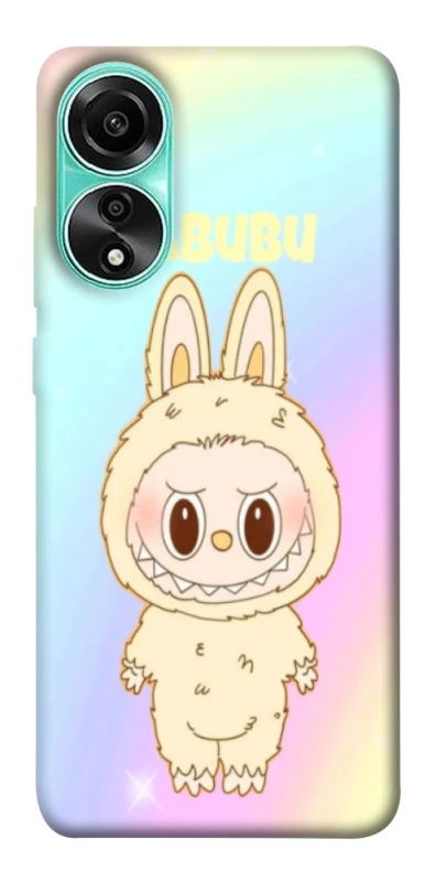 Чохол на Oppo A78 4G Fluffy Rainbow Labubu фото 1 з 1