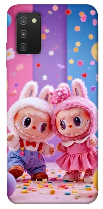 Чохол на Samsung Galaxy A03s Labubu twins ver.3 фото 1 з 1