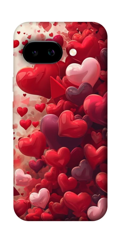 Чохол на Google Pixel 9a Many hearts фото 1 з 1
