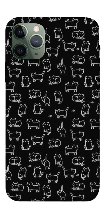Чехол на Apple iPhone 11 Pro (5.8") Black Cats фото 1 из 1