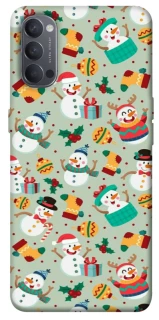 Чехол на Oppo Reno 4 Новогодний v2 фото 1 из 1