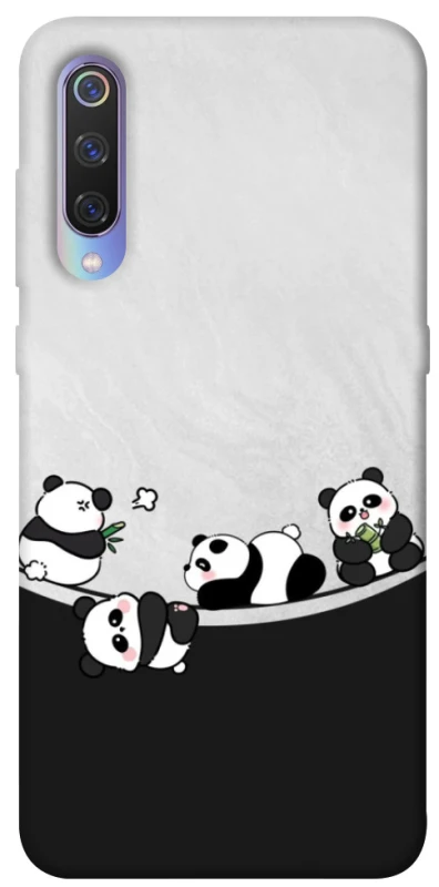 Чехол на Xiaomi Mi 9 Four pandas фото 1 из 1