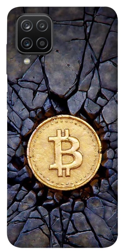 Чехол на Samsung Galaxy A12 Bitcoin cracks фото 1 из 1
