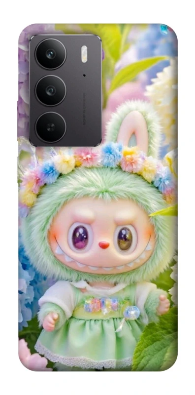Чехол на Realme C75 Labubu & Flowers ver.2 фото 1 из 1