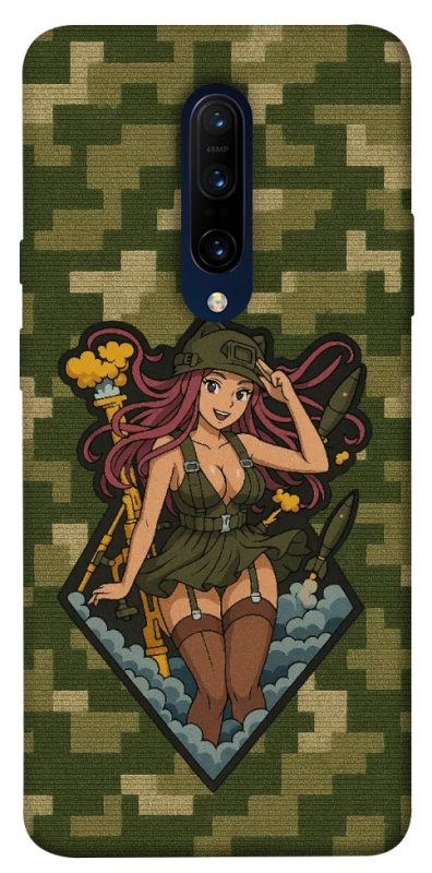 Чохол на OnePlus 7 Pro Military Waifu фото 1 з 1