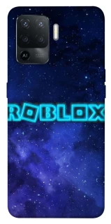 Чохол на Oppo Reno 5 Lite Roblox Space Logo Blue фото 1 з 1
