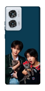 Чехол на Motorola Edge 50 Fusion Lee Know and Han - Stray Kids фото 1 из 1