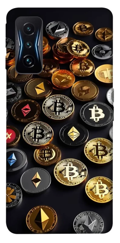Чехол на Xiaomi Poco F4 GT Many coins фото 1 из 1