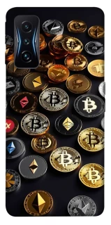 Чехол на Xiaomi Poco F4 GT Many coins фото 1 из 1