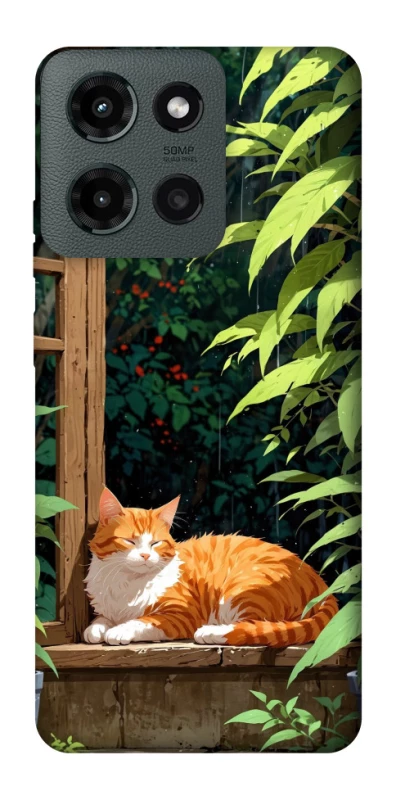 Чохол на Motorola Moto G Power (2025) red cat фото 1 з 1
