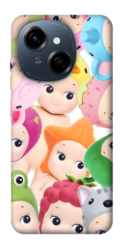 Чехол на TECNO Spark Go 1 Fruit-Zoo Kaleidoscope фото 1 из 1