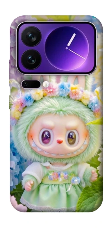 Чехол на Xiaomi 17 Pro Max Labubu & Flowers ver.2 фото 1 из 1