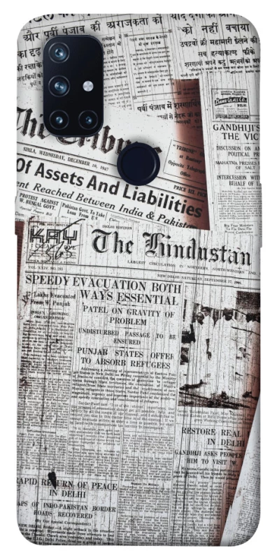 Чехол на OnePlus Nord N10 5G Газеты фото 1 из 1