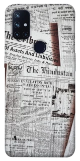 Чехол на OnePlus Nord N10 5G Газеты фото 1 из 1