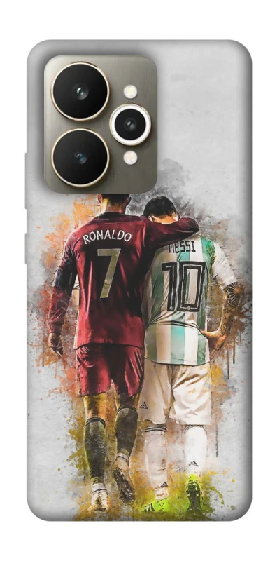 Чехол на Realme 15 Ronaldo и Messi фото 1 из 1
