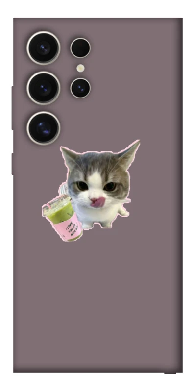 Чохол на Samsung Galaxy S25 Ultra cat matcha фото 1 з 1