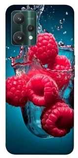 Чехол на Realme 9 Pro Малинка в воде фото 1 из 1