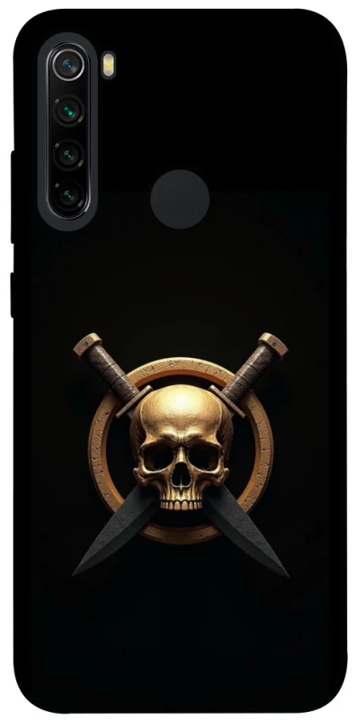 Чохол на Xiaomi Redmi Note 8 Golden Skull фото 1 з 1