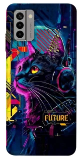 Чохол на Nokia G22 Cyber Cat v2 фото 1 з 1