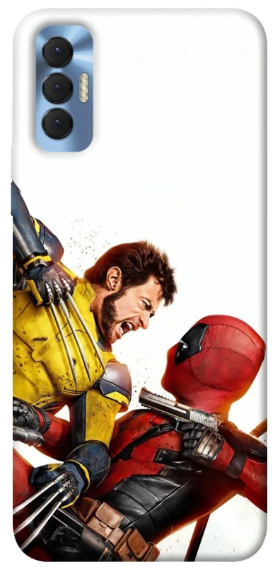 Чехол на TECNO Spark 8P Deadpool and Wolverine фото 1 из 1