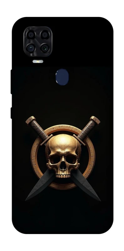 Чохол на ZTE Blade v2020 Golden Skull фото 1 з 1