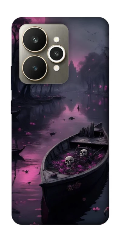 Чохол на Realme 15 Boat and flamingo фото 1 з 1