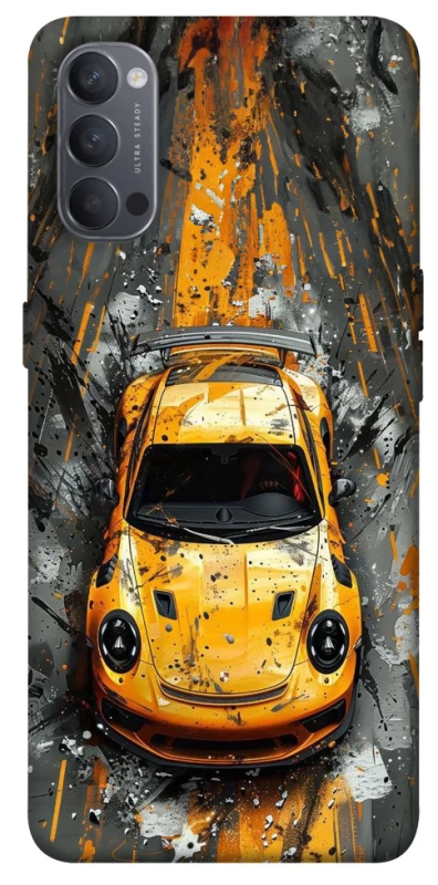 Чохол на Oppo Reno 4 Drawn Porsche фото 1 з 1