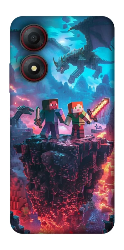 Чохол на ZTE Blade A34 4G Minecraft v3 фото 1 з 1