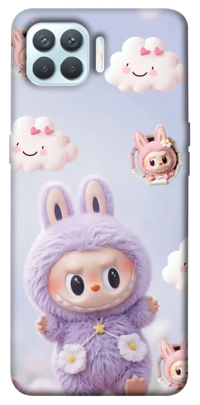 Чохол на Oppo F17 Pro Labubu & clouds фото 1 з 1