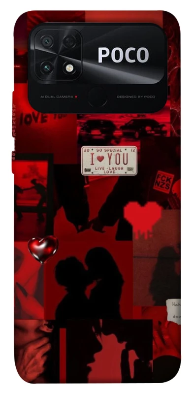 Чехол на Xiaomi Poco C40 Love collage ver.2 фото 1 из 1