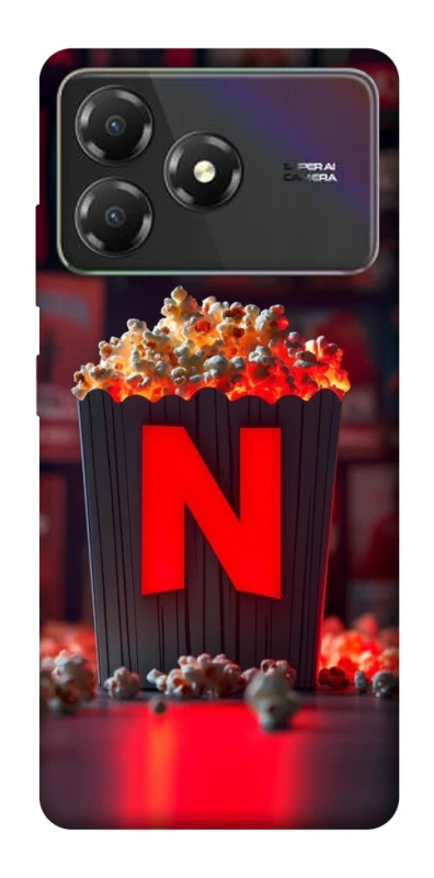 Чехол на ZTE Blade A36 Netflix and popcorn фото 1 из 1