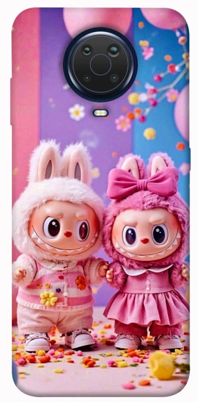 Чохол на Nokia G20 / G10 / 6.3 Labubu twins ver.2 фото 1 з 1