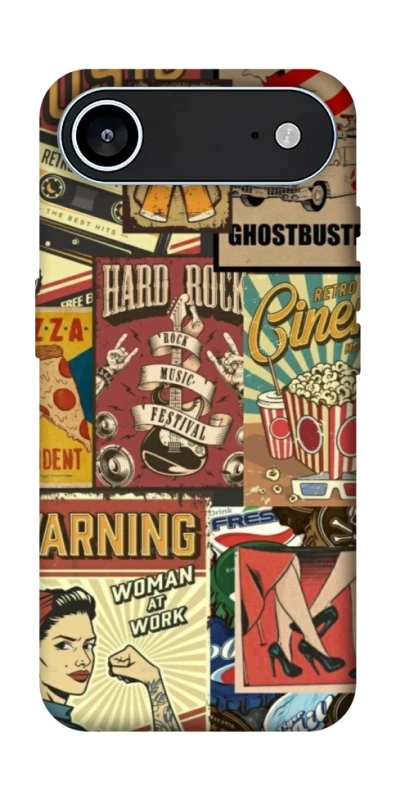 Чохол на Apple iPhone 17 Air (6.5") Retro collage ver.2 фото 1 з 1