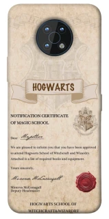 Чехол на Nokia G50 The Hogwarts acceptance letter фото 1 из 1