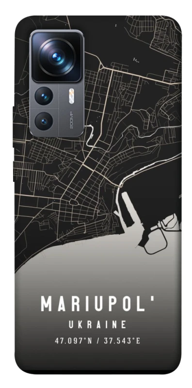Чехол на Xiaomi 12T / 12T Pro Mariupol map фото 1 из 1