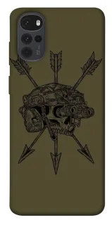 Чохол на Motorola Moto G22 Mil skull фото 1 з 1