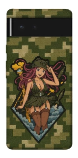 Чохол на Google Pixel 6 Military Waifu фото 1 з 1
