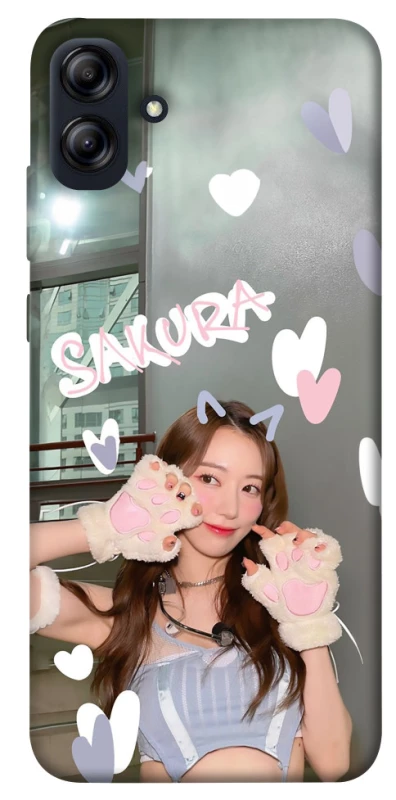 Чехол на Samsung Galaxy A04e Sakura - LE SSERAFIM фото 1 из 1