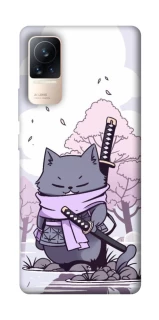 Чохол на Xiaomi Civi 6 Samurai cat фото 1 Чохол на Xiaomi Civi 6 Samurai cat фото 1 з 1