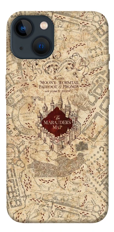 Чехол на Apple iPhone 13 (6.1") Harry Potter Marauder's Map фото 1 из 1