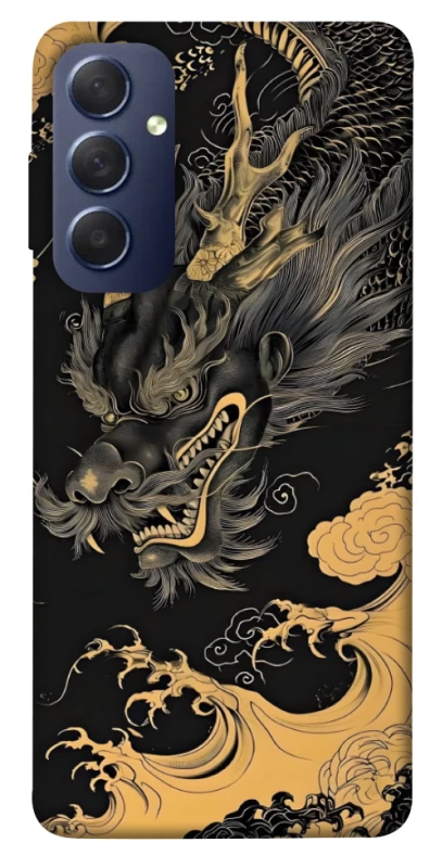 Чохол на Samsung Galaxy M54 5G gold dragon фото 1 з 1