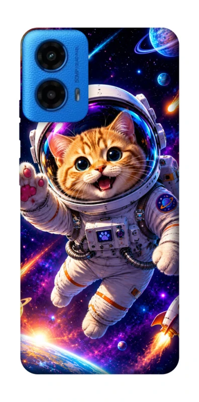 Чехол на Motorola Moto G45 Space Cat фото 1 из 1