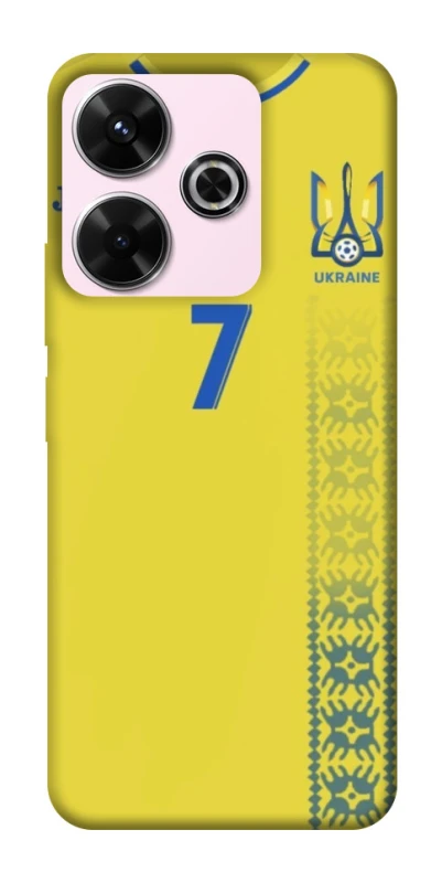 Чехол на Xiaomi Poco M6 4G UA-Football ver.3 фото 1 из 1