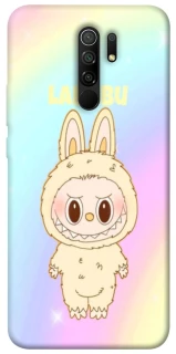 Чехол на Xiaomi Redmi 9 Fluffy Rainbow Labubu фото 1 из 1