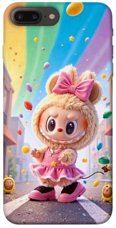 Чохол на Apple iPhone 7 plus / 8 plus Labubu rainbow фото 1 з 1