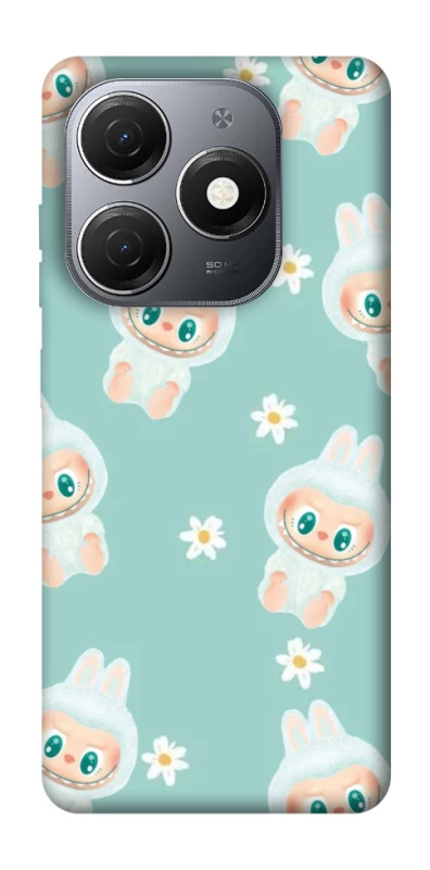 Чохол на TECNO Spark 20 Labubu Green фото 1 з 1