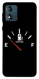Чехол на Motorola Moto E13 Сoffee speedometer фото 1 из 1