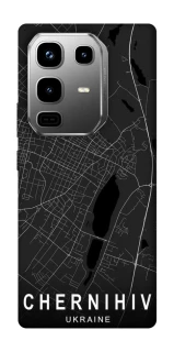 Чехол на Infinix Note 50 Pro Chernihiv map фото 1 из 1