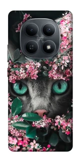 Чохол на Xiaomi Redmi Note 15 4G/5G (EU) Кіт в квітах фото 1 з 1